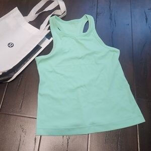 Lululemon Athletica Light Green Tank Top